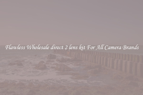 Flawless Wholesale direct 2 lens kit For All Camera Brands
