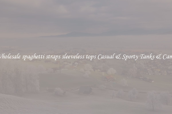 Wholesale spaghetti straps sleeveless tops Casual & Sporty Tanks & Camis
