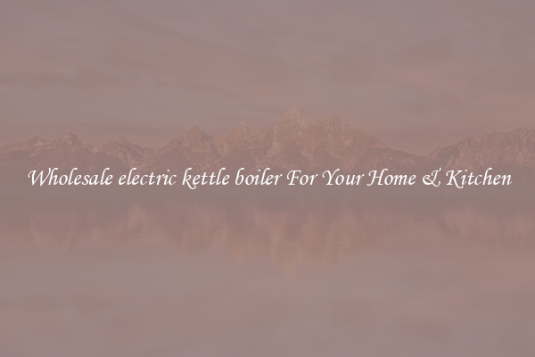 Wholesale electric kettle boiler For Your Home & Kitchen