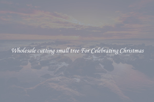 Wholesale cutting small tree For Celebrating Christmas