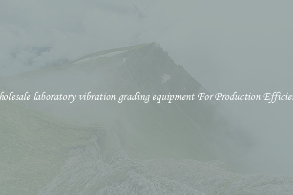 Wholesale laboratory vibration grading equipment For Production Efficiency