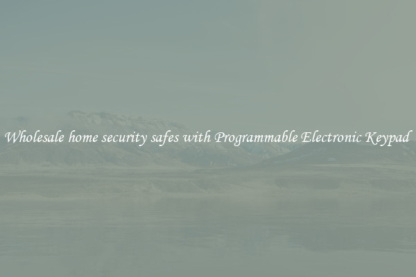 Wholesale home security safes with Programmable Electronic Keypad 