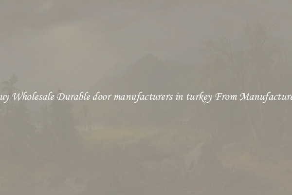 Buy Wholesale Durable door manufacturers in turkey From Manufacturers