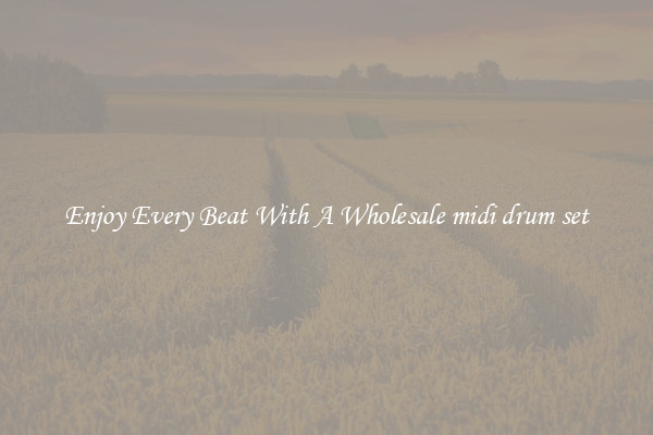 Enjoy Every Beat With A Wholesale midi drum set