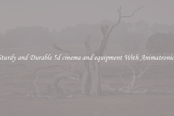 Sturdy and Durable 5d cinema and equipment With Animatronics