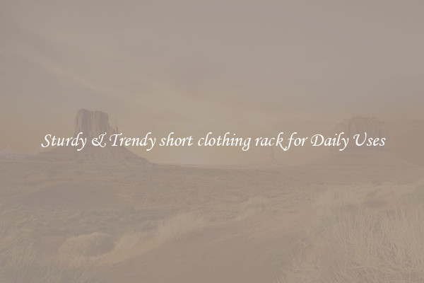 Sturdy & Trendy short clothing rack for Daily Uses