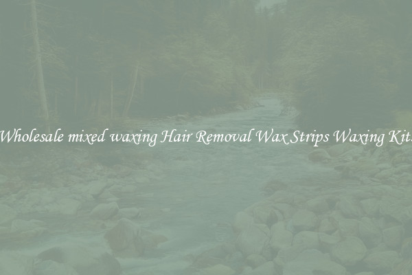 Wholesale mixed waxing Hair Removal Wax Strips Waxing Kits