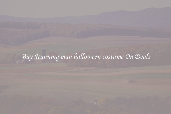 Buy Stunning man halloween costume On Deals