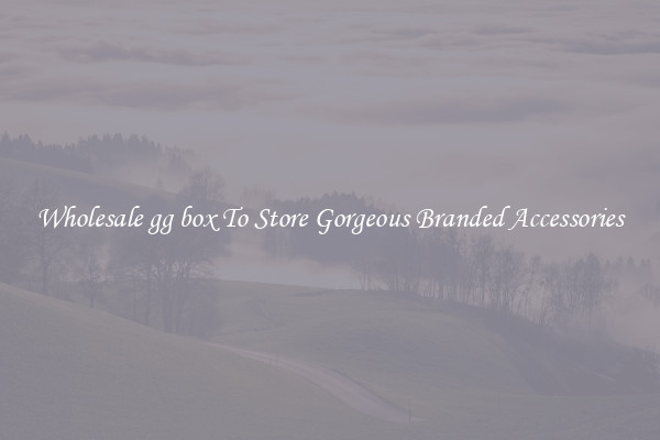 Wholesale gg box To Store Gorgeous Branded Accessories